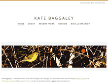 Tablet Screenshot of katebaggaley.com